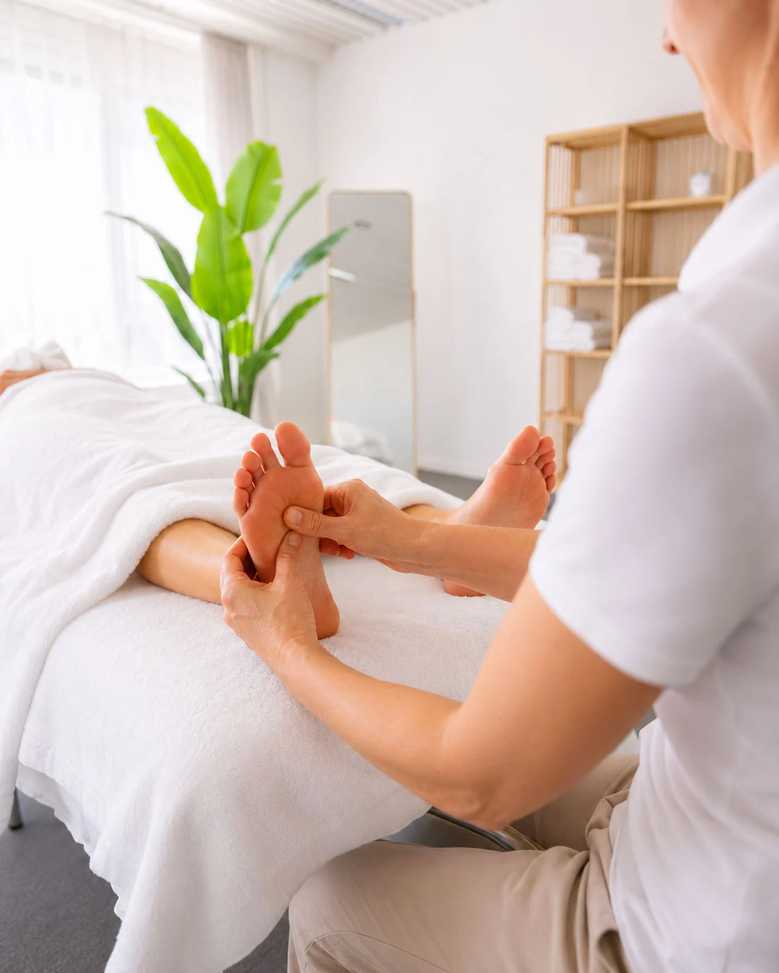 Fussreflexzonenmassage im Massage Zentrum Schwyz in Brunnen